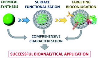 Graphical abstract: Integrated analytical platforms for the comprehensive characterization of bioconjugated inorganic nanomaterials aiming at biological applications