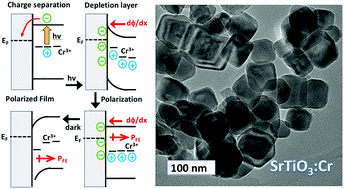 Graphical abstract: Ferroelectric surface photovoltage enhancement in chromium-doped SrTiO3 nanocrystal photocatalysts for hydrogen evolution