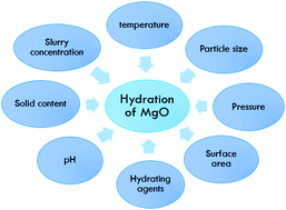 Graphical abstract: Effect of different parameters on caustic magnesia hydration and magnesium hydroxide rheology: a review