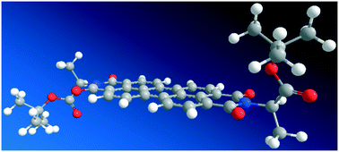 Graphical abstract: N,N′-Bis(l-alanine tert-butylester)-3,4:9,10-perylene diimide molecule for volatile organic vapor detection