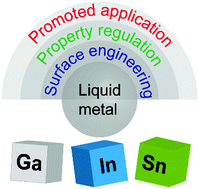 Graphical abstract: Synthesis and application of core–shell liquid metal particles: a perspective of surface engineering