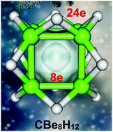 Graphical abstract: A designer 32-electron superatomic CBe8H12 cluster: core–shell geometry, octacoordinate carbon, and cubic aromaticity