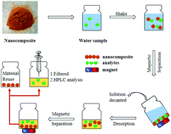 Graphical abstract: Simultaneous extraction of permethrin diastereomers and deltamethrin in environmental water samples based on aperture regulated magnetic mesoporous silica