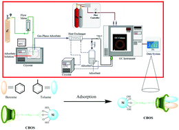 Graphical abstract: Investigation of high-performance adsorption for benzene and toluene vapors by calix[4]arene based organosilica (CBOS)