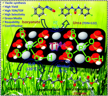 Graphical abstract: Catalytic conversions of isocyanate to urea and glucose to levulinate esters over mesoporous α-Ti(HPO4)2·H2O in green media