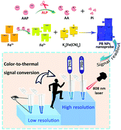 Graphical abstract: A simple thermometer-based photothermometric assay for alkaline phosphatase activity based on target-induced nanoprobe generation