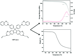 Graphical abstract: Synthesis of novel allylamine-fluorene based benzoxazine and its copolymerization with typical benzoxazine: curing behavior and thermal properties