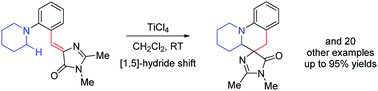 Graphical abstract: Imidazol-5-ones as a substrate for [1,5]-hydride shift triggered cyclization
