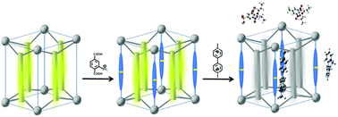 Graphical abstract: An anionic-ligand installed pyrene-based MOF for the fluorescence detection of paraquat