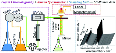 Graphical abstract: Sampling unit for efficient signal detection and application to liquid chromatography-Raman spectroscopy