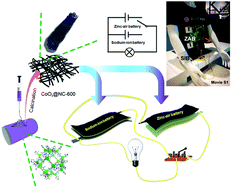 Graphical abstract: Nitrogen-doped carbon fibers embedding CoOx nanoframes towards wearable energy storage