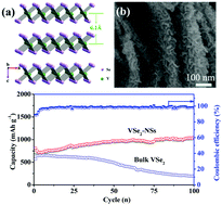 Graphical abstract: Selenium vacancy-rich and carbon-free VSe2 nanosheets for high-performance lithium storage