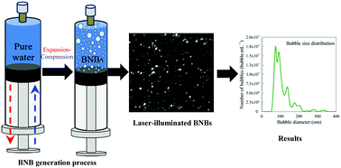 Graphical abstract: A Henry's law method for generating bulk nanobubbles