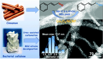 Graphical abstract: A sustainable natural nanofibrous confinement strategy to obtain ultrafine Co3O4 nanocatalysts embedded in N-enriched carbon fibers for efficient biomass-derivative in situ hydrogenation