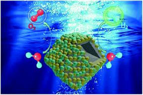 Graphical abstract: CoP and Ni2P implanted in a hollow porous N-doped carbon polyhedron for pH universal hydrogen evolution reaction and alkaline overall water splitting