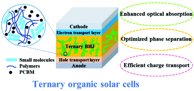 Graphical abstract: Recent advances, challenges and prospects in ternary organic solar cells