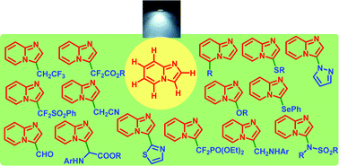 Graphical abstract: Visible light promoted C–H functionalization of imidazoheterocycles