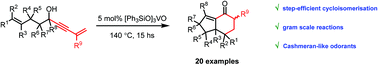 Graphical abstract: Oxovanadium-catalysed domino reactions of hydroxy enynes for the construction of Cashmeran-like odorants