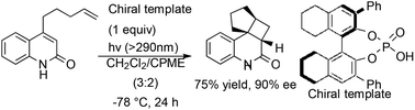 Graphical abstract: Enantioselective intramolecular [2 + 2] photocycloaddition using phosphoric acid as a chiral template