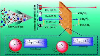 Graphical abstract: Synthesis and characterization of imidazolium-mediated Tröger's base containing poly(amide)-ionenes and composites with ionic liquids for CO2 separation membranes