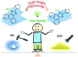 Graphical abstract: Achieving enhanced ML or RTP performance: alkyl substituent effect on the fine-tuning of molecular packing