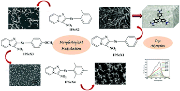 Graphical abstract: Preferential water remediation of cationic dyes using structurally engineered novel organoselenium based self-assembled constructs