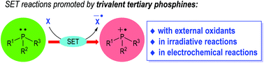Graphical abstract: Radical reactions promoted by trivalent tertiary phosphines
