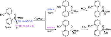 Graphical abstract: Regioselective and stereoselective cleavages of P–S/C–S bonds by lithium and the formation of P-stereogenic functional phosphine derivatives