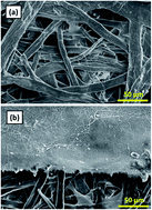 Graphical abstract: A superhydrophilic bilayer structure of a nylon 6 nanofiber/cellulose membrane and its characterization as potential water filtration media