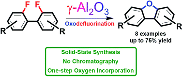 Graphical abstract: Alumina-promoted oxodefluorination