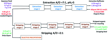 Graphical abstract: Environmentally friendly approach to recover vanadium and tungsten from spent SCR catalyst leach liquors using Aliquat 336