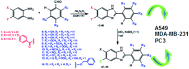 Graphical abstract: Synthesis and insight into the structure–activity relationships of 2-phenylbenzimidazoles as prospective anticancer agents