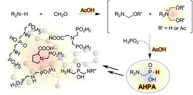 Graphical abstract: Selective and clean synthesis of aminoalkyl-H-phosphinic acids from hypophosphorous acid by phospha-Mannich reaction