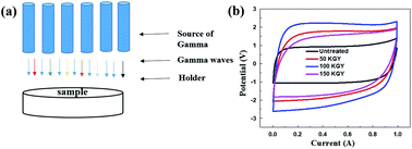 Graphical abstract: Gamma-radiated biochar carbon for improved supercapacitor performance