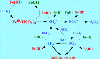 Graphical abstract: A simple Fe3+/bisulfite system for rapid degradation of sulfamethoxazole