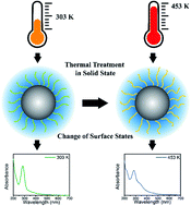 Graphical abstract: Temperature-dependence on the optical properties of chitosan carbon dots in the solid state