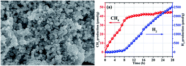 Graphical abstract: Synthesis of SrTiO3 submicron cubes with simultaneous and competitive photocatalytic activity for H2O splitting and CO2 reduction