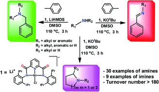 Graphical abstract: Highly economical and direct amination of sp3 carbon using low-cost nickel pincer catalyst