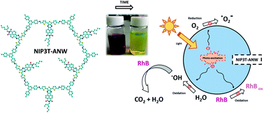 Graphical abstract: Photocatalytic degradation of organic pollutants through conjugated poly(azomethine) networks based on terthiophene–naphthalimide assemblies