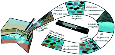 Graphical abstract: Studying key processes related to CO2 underground storage at the pore scale using high pressure micromodels