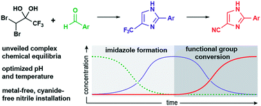 Graphical abstract: Development of a telescoped synthesis of 4-(1H)-cyanoimidazole core accelerated by orthogonal reaction monitoring