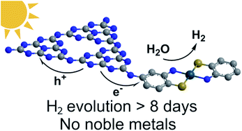 Graphical abstract: Covalent grafting of molecular catalysts on C3NxHy as robust, efficient and well-defined photocatalysts for solar fuel synthesis