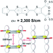 Graphical abstract: Crystal structure and metallization mechanism of the π-radical metal TED