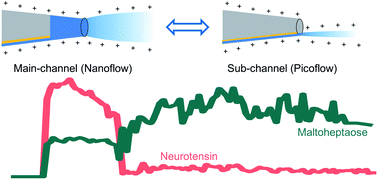 Graphical abstract: Nested-channel for on-demand alternation between electrospray ionization regimes