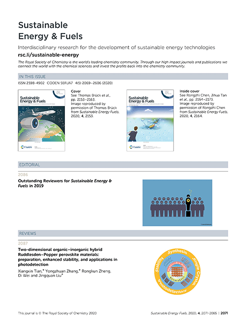 Contents List Sustainable Energy Fuels Rsc Publishing