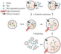 Graphical abstract: Light-triggered explosion of lipid vesicles