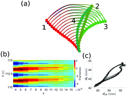 Graphical abstract: Periodic oscillations in a string of camphor infused disks