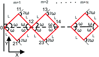 Graphical abstract: Elasticity of connected semiflexible quadrilaterals