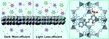 Graphical abstract: Light-gated cation-selective transport in metal–organic framework membranes
