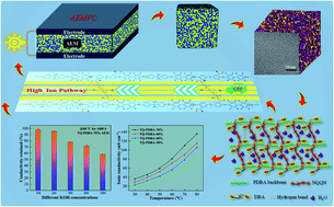 Graphical abstract: Highly conductive fluorine-based anion exchange membranes with robust alkaline durability